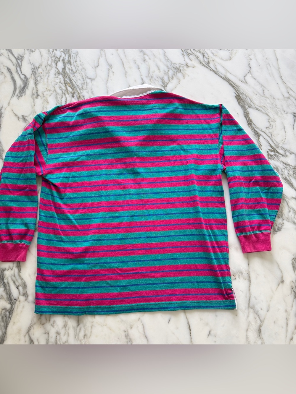 Vintage Long Sleeve Rugby Shirt - Picture 6 of 6